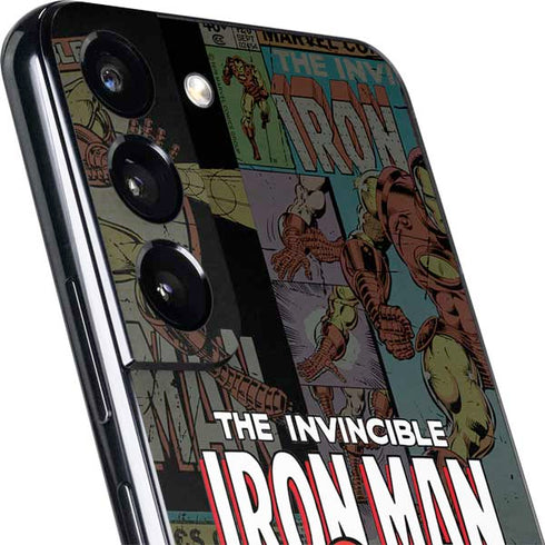 Marvel Classic Comics Iron Man Action Vintage Galaxy S22 Plus Skin